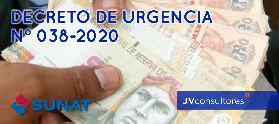 DECRETO DE URGENCIA N° 038-2020